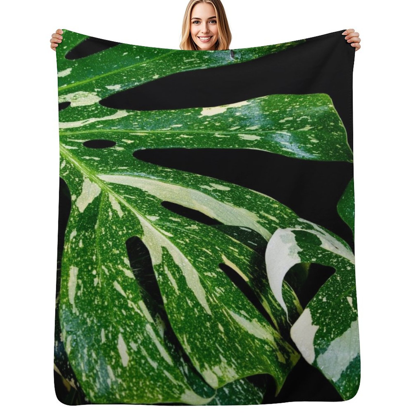 Monstera Thai Constellation - Selimut Monstera Thai Constellation, Selimut Tipis