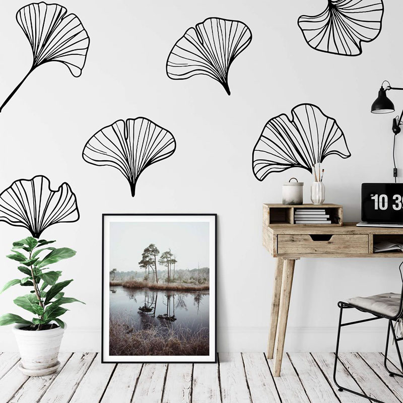 Monstera Thai Constellation - Paket besar dari 6 daun Ginkgo