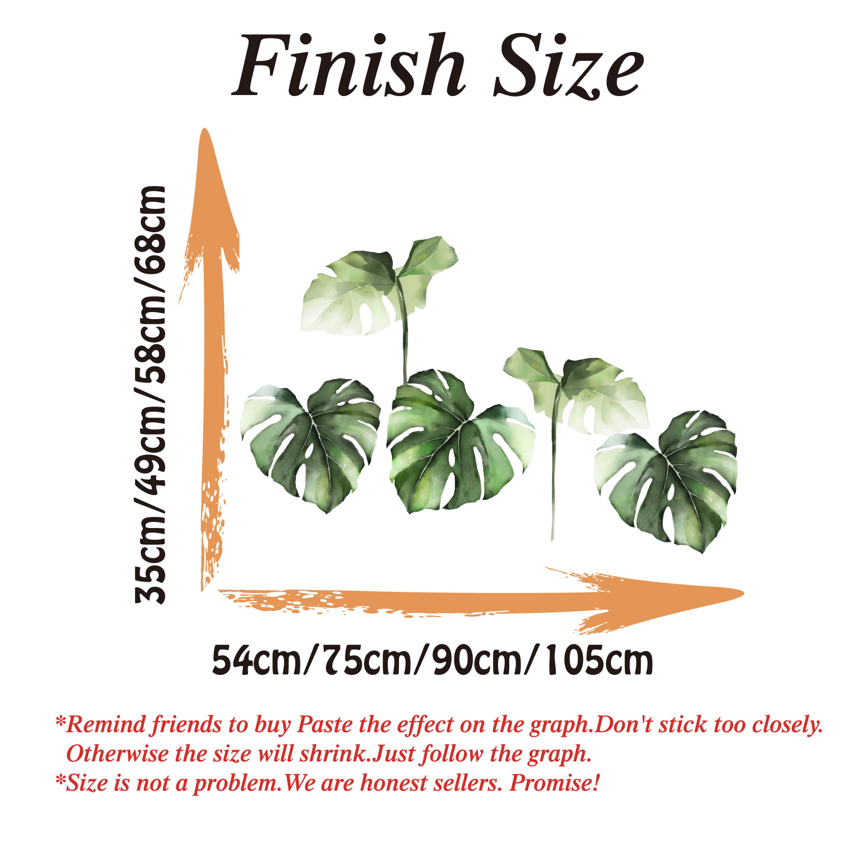 Stiker Dinding Daun Hutan Trop - Monstera Thai Constellation ulasan dan harga