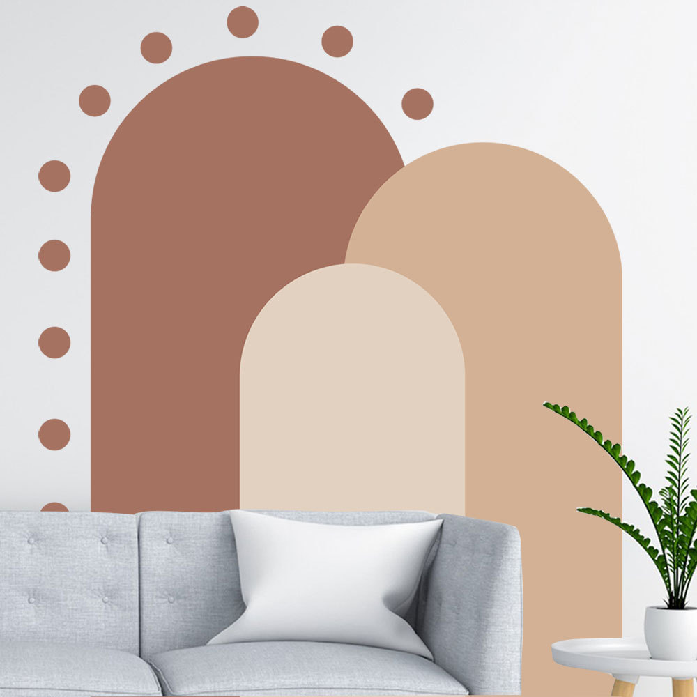 Stiker Dinding Gaya Bohemian M - Monstera Thai Constellation ulasan dan harga