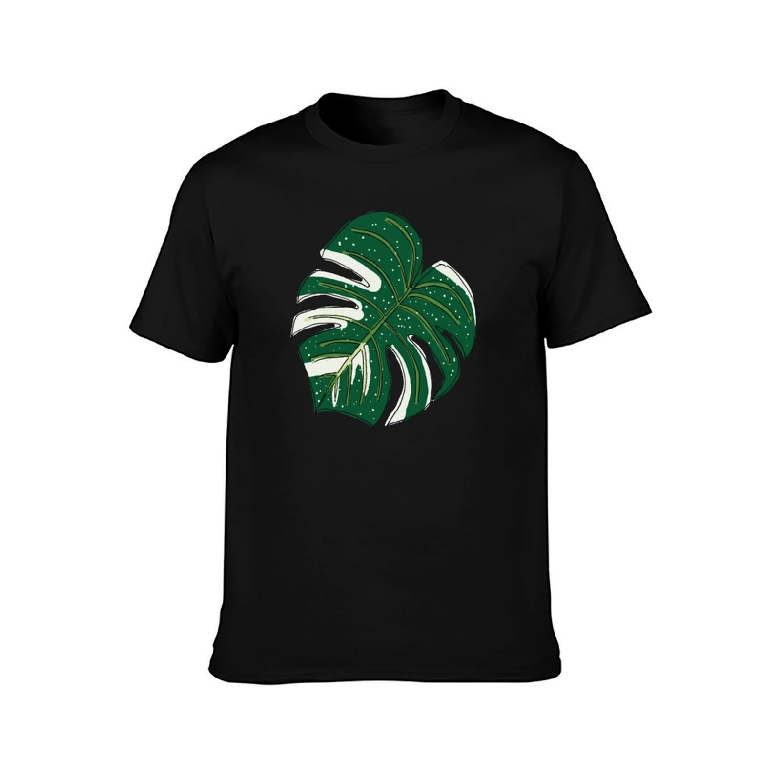 Kaos Lengan Pendek Model Dasar - Monstera Thai Constellation ulasan dan harga